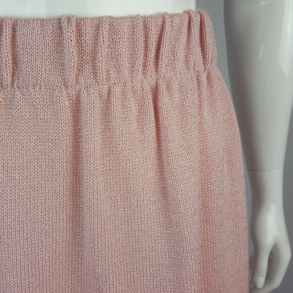 Vintage 80's San Remo Pink Knit Pencil Skirt - Picture 7 of 9